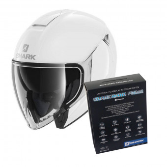 jet Shark Citycruiser Blank WHU + Kit Bluetooth Sharktooth Prime