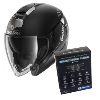 jet Shark Citycruiser Genom Mat KSA + Kit Bluetooth Sharktooth Prime