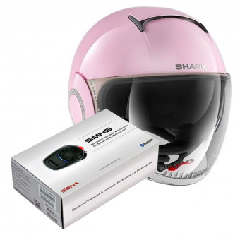 jet Shark Nano Swarovski Blank PAR + Kit Bluetooth Sena SMH5