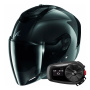 Casque jet Shark RS JET Carbon Blank DKD + Kit Bluetooth 5S Solo