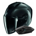 Pack RS JET Carbon Blank DKD + Kit Bluetooth Sena for Shark Solo