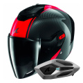 Pack RS JET Carbon Blank DRD + Kit Bluetooth Sena for Shark Mesh Solo