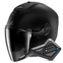 Casque jet Shark RS JET Carbon Dark Shadow DMA + Kit Bluetooth BT Mini