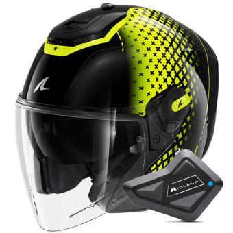 jet Shark RS JET Stride KYS + Kit Bluetooth BT Mini
