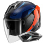 Casque jet Shark Skwal i3 Jet Mekarium KUO + Kit Bluetooth Sena for Mesh Solo
