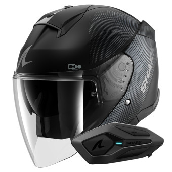 Casque jet Shark Skwal i3 Jet SP Lyne Mat KAA + Kit Bluetooth Sena for Shark Solo Casque jet Shark Skwal i3 Jet SP Lyne Mat KAA + Kit Bluetooth Sena for Shark Solo
