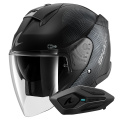 Pack Skwal i3 Jet SP Lyne Mat KAA + Kit Bluetooth Sena for Shark Solo