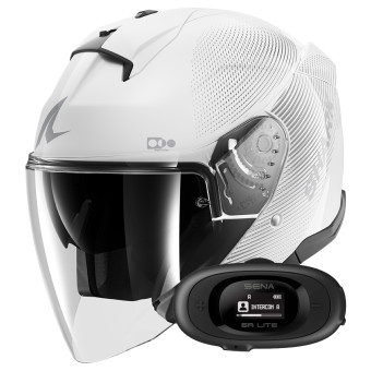 Casque jet Shark Skwal i3 Jet SP Lyne WSS + Kit bluetooth 5R Lite Solo