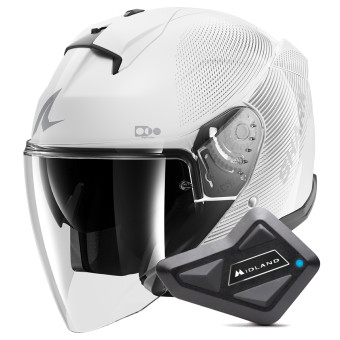 Casque jet Shark Skwal i3 Jet SP Lyne WSS + Kit Bluetooth BT Mini Single Casque jet Shark Skwal i3 Jet SP Lyne WSS + Kit Bluetooth BT Mini Single