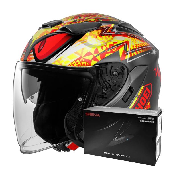 jet Shoei J-Cruise 3 Inspired TC-1 + Intercomunicador Sena SRL-03 jet Shoei J-Cruise 3 Inspired TC-1 + Intercomunicador Sena SRL-03