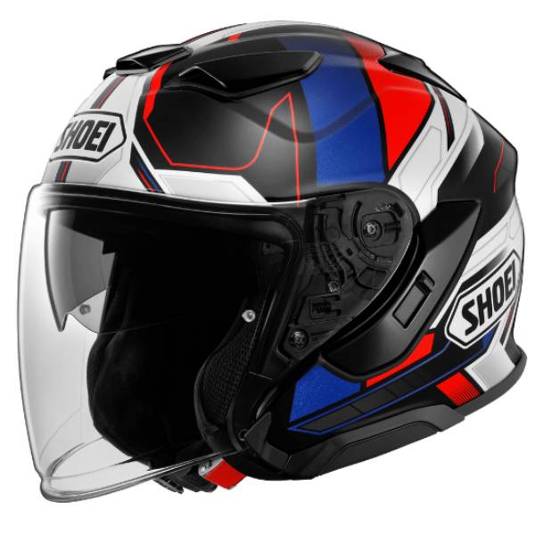 Shoei J-Cruise 3 Whizzy TC-10 + Intercomunicador Sena SRL-03