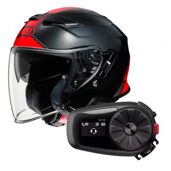 jet Shoei J-Cruise II Adagio TC1 + Kit Bluetooth Sena 5S Solo