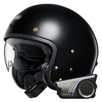 jet Shoei J.O2 Negro + Kit Bluetooth Harman Kardon 60S