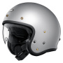 Casque jet Shoei J.O2 Matt Light Silver
