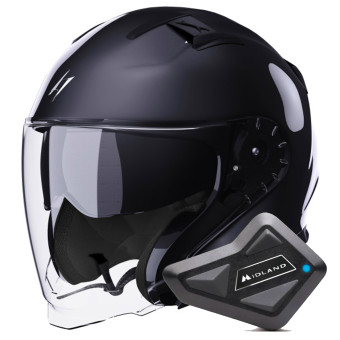 jet Stormer Rival Black Pearly + Kit Bluetooth BT Mini