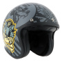 Casque jet Von Dutch Big Cat Negro Gris