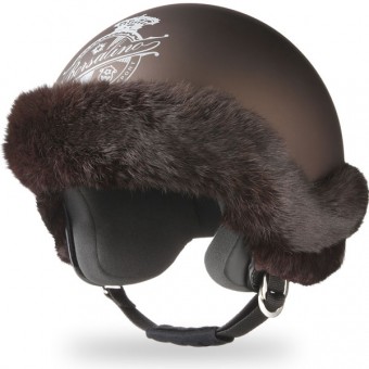 Casque jet Borsalino Lapin Tabaco Mate Casque jet Borsalino Lapin Tabaco Mate