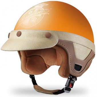 Casque jet Borsalino Panama Naranja Mate Casque jet Borsalino Panama Naranja Mate