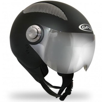 casco moto GPA Summer Negro Mate