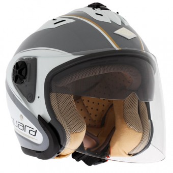 Casque jet Edguard Touring Gris Blanco Casque jet Edguard Touring Gris Blanco