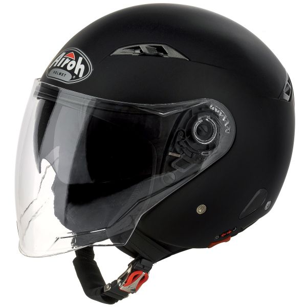 jet Airoh City One Negro Mate