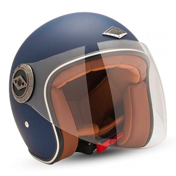 Casco moto Edguard Dirt Ed Visor Original Azl Petroleo Mate Envio Inmediato iCasque.es