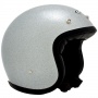 Casque jet Dmd Vintage Glitter Plata