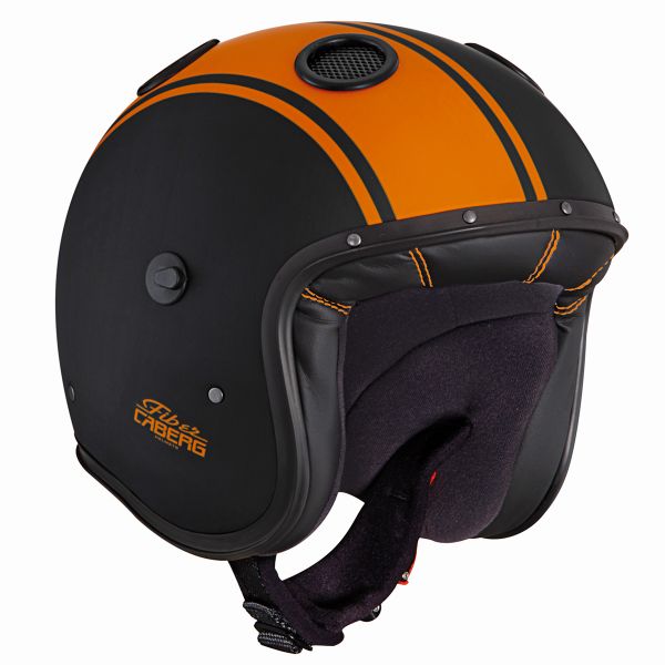 Caberg Doom Legend Matt Black Naranja