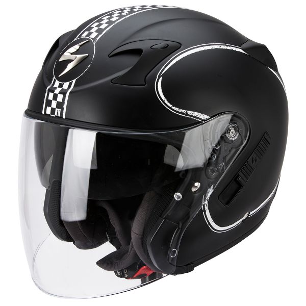 jet Scorpion Exo 220 Bixby Matte Black White