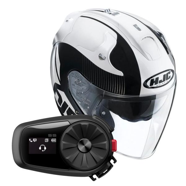 jet HJC FG-Jet Acadia MC5 + Kit Bluetooth Sena 5S Solo