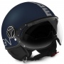 Casque jet Momo Design FGTR Evo 3 Azul Mate Gris