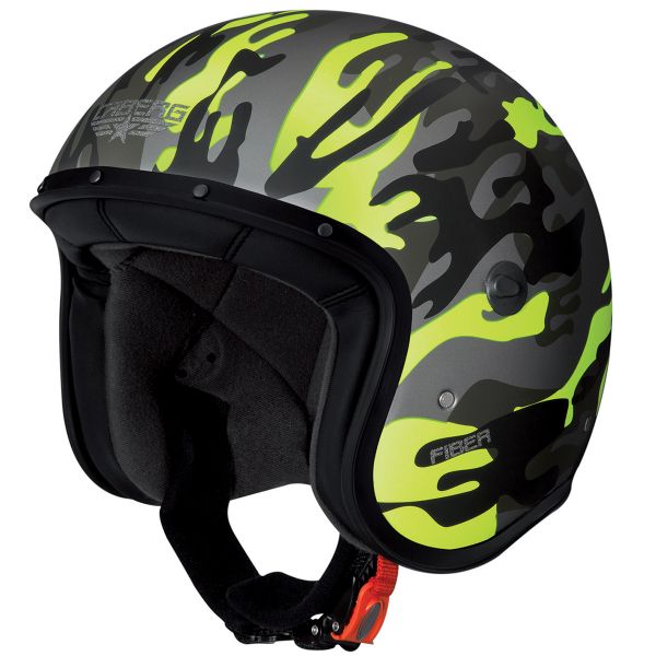 jet Caberg Freeride Commander Matt Green Yellow Fluo