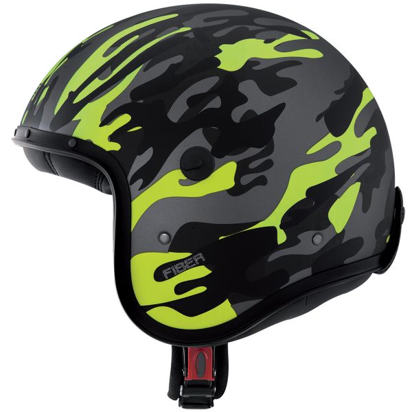 Caberg Freeride Commander Matt Green Yellow Fluo