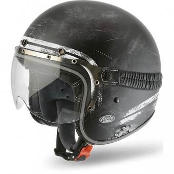 Casque jet Airoh Garage Raw Matt Casque jet Airoh Garage Raw Matt