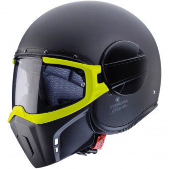 Casque jet Caberg Ghost Fluo Matt Black Casque jet Caberg Ghost Fluo Matt Black