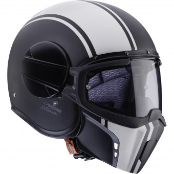 jet Caberg Ghost Legend Matt Black White