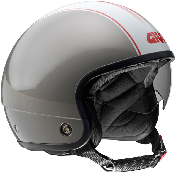 Fashion Givi X-05 Cafe Race Plata Blanco
