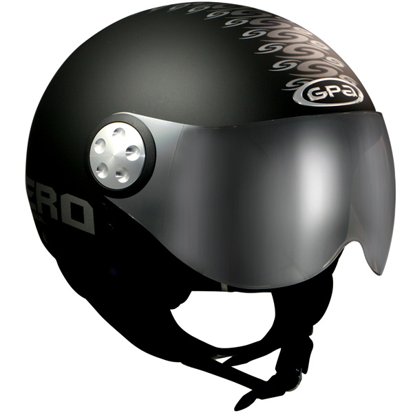 casco moto GPA Aero Negro Mate