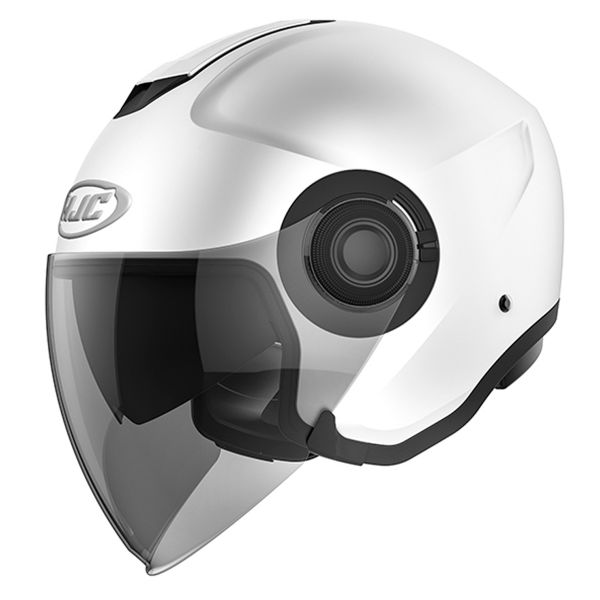 HJC I40 Semi Flat White + Kit Bluetooth Sena SMH5