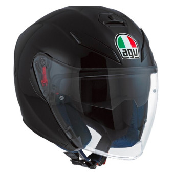 Casque jet AGV K-5 Jet Matt Black Casque jet AGV K-5 Jet Matt Black