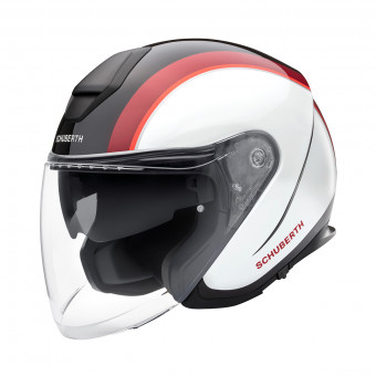jet Schuberth M1 Pro Outline Red