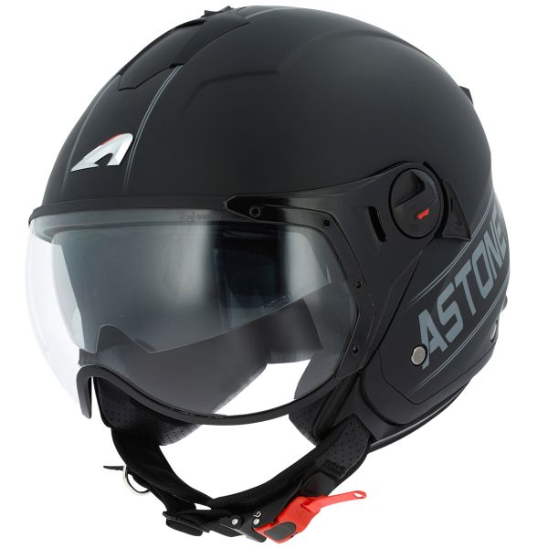 jet Astone Minijet Sport Cooper Black Grey