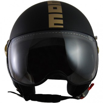 Momo Design Fighter Negro Mate - Oro 0S0