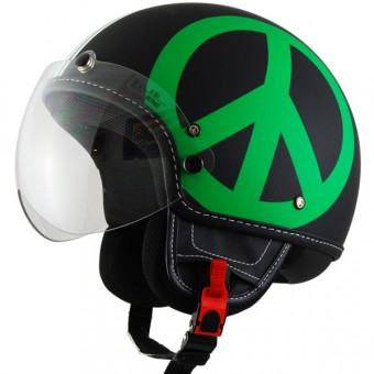 Casque jet Moschino Peace and Love Tricolore Casque jet Moschino Peace and Love Tricolore