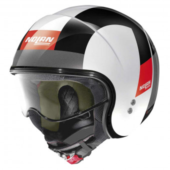 Casque jet Nolan N21 Esferoide Metal Blanco Gris 78 Casque jet Nolan N21 Esferoide Metal Blanco Gris 78