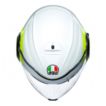 AGV Orbyt Sunset White Yellow Fluo