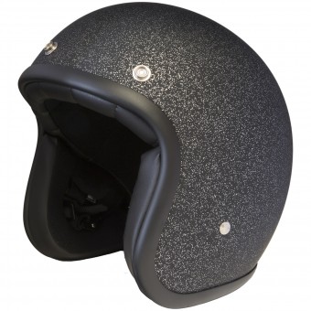 Casque jet Stormer Pearl Glitter Matt Black Casque jet Stormer Pearl Glitter Matt Black
