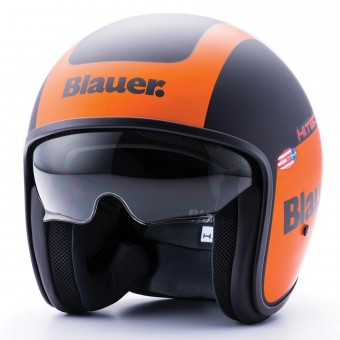 jet Blauer Pilot 1.1 Graphic G Negro Mate Naranja