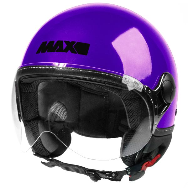 Casco moto lila outlet
