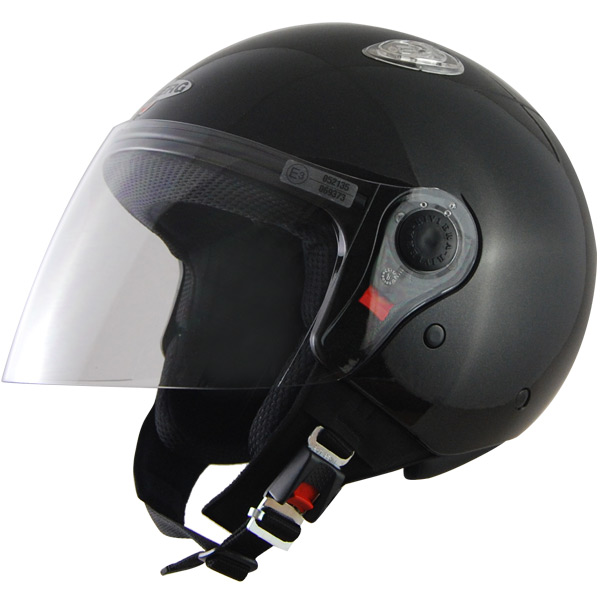 jet Caberg Riviera Negro metal
